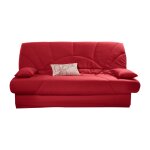 Housse de clic - clac en coton rouge 130 x 190 cm Housse de clic - clac en coton rouge 130 x 190 cm