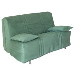 Housse clic - clac en polyester vert 140x190cm