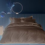 Housse de couette coton argent 240x220 cm