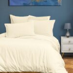 Housse de couette en coton ecru 240x220 cm