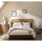 Housse de couette en flanelle de coton beige 240 x 220 cm