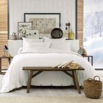 Housse de couette flanelle de coton unie 220x240 cm Housse de couette flanelle de coton unie 220x240 cm