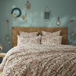 Housse de couette gaze de coton à motifs 220x240 cm Housse de couette gaze de coton à motifs 220x240 cm