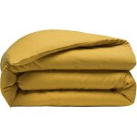Housse de couette lin curry 240x220 cm