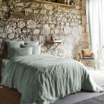 Housse de couette lin français unie 240x260 cm Housse de couette lin français unie 240x260 cm