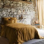 Housse de couette lin fran�ais unie 240x260 cm