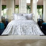 Housse de couette percale bleu clair 240x220 cm Housse de couette percale bleu clair 240x220 cm