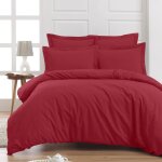 Housse de couette en percale coton cardinal 260x240 cm Housse de couette en percale coton cardinal 260x240 cm