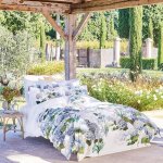 Housse de couette percale de coton multicolore 200x200 cm