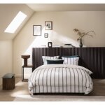 Housse de couette en percale de coton vert 240 x 220 cm