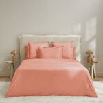 Housse de couette satin cuivre 260x240 cm