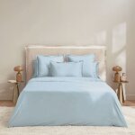 Housse de couette satin fjord 200x200 cm