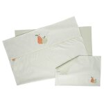 Housse de couette et taie d'oreiller coton