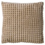 Housse de coussin beige 45x45 cm - uni