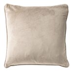 Housse de coussin beige 60x60 cm - couleur unie