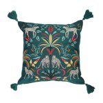 Housse de coussin en coton 40x40 cm bleu