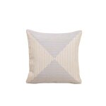Housse de coussin en coton bleu 40x40 cm
