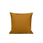 Housse de coussin en coton marron 40x40 cm