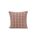 Housse de coussin en coton marron 40x40 cm Housse de coussin en coton marron 40x40 cm