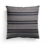 Housse de coussin coton noir 40x40 cm