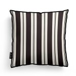 Housse de coussin en coton et polyester noir et blanc 40x40 Housse de coussin en coton et polyester noir et blanc 40x40