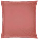 Housse de coussin en coton rose 63x63cm