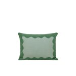Housse de coussin en coton vert 30x40 cm