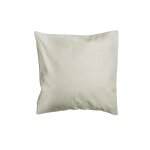 Housse de coussin dcorative blanche crme h40