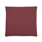 Housse de coussin douceur polyester marsala 40x40 cm
