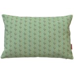 Housse de coussin extrieur motif graphique vintage lagon 40x60 cm