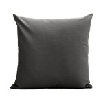 Housse de coussin en fibres recycles anthracite 40 x 40 cm