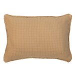 Housse de coussin gaze de coton camel 50x70 cm Housse de coussin gaze de coton camel 50x70 cm