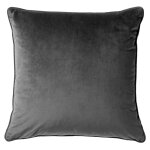 Housse de coussin gris 60x60 cm - uni