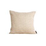 Housse de coussin jacquard 100 % coton rouge 45x45 cm