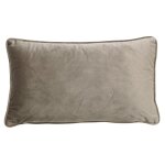 Housse de coussin marron 30x50 cm - uni