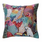 Housse de coussin marron 40x40 cm