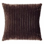 Housse de coussin marron 45x45 cm