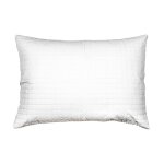 Housse de coussin molletonée blanche 50x70 cm Housse de coussin molletonée blanche 50x70 cm