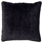 Housse de coussin noir 60x60 cm - uni