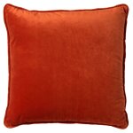 Housse de coussin orange 45x45 cm