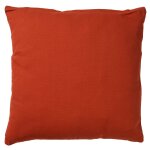 Housse de coussin rouge 45x45 cm