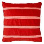 Housse de coussin rouge 45x45 cm