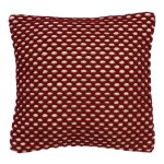 Housse de coussin rouge 45x45 cm