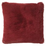 Housse de coussin rouge 45x45 cm