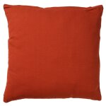 Housse de coussin rouge 45x45 cm - couleur unie
