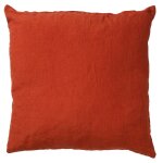 Housse de coussin rouge 45x45 cm - couleur unie