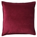 Housse de coussin rouge 50x50 cm
