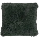 Housse de coussin vert fausse fourrure - 45x45 cm uni Housse de coussin vert fausse fourrure - 45x45 cm uni