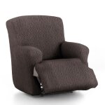 Housse de fauteuil relax xl extensible marron 60 - 110 cm Housse de fauteuil relax xl extensible marron 60 - 110 cm