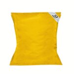 Housse pour pouf géant 180x140cm flottant pour piscine - jaune miel Housse pour pouf géant 180x140cm flottant pour piscine - jaune miel
